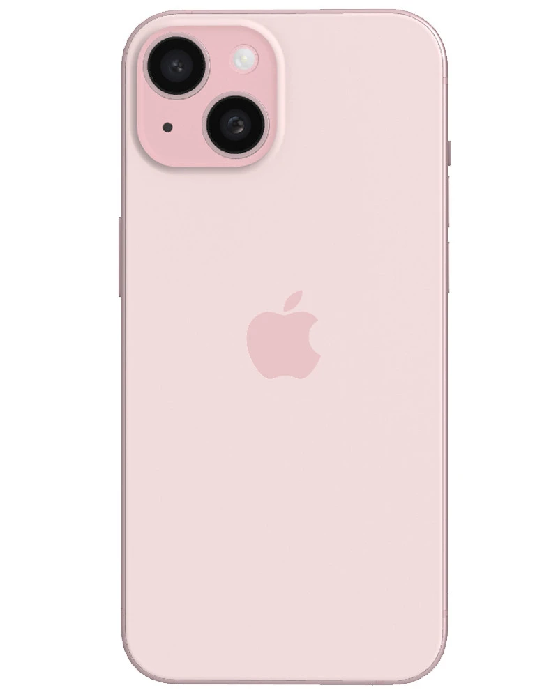 Wholesale Apple iPhone 15 pink 128GB 5G T-Mobile locked, B/C stock — bulk smartphone lot back view
