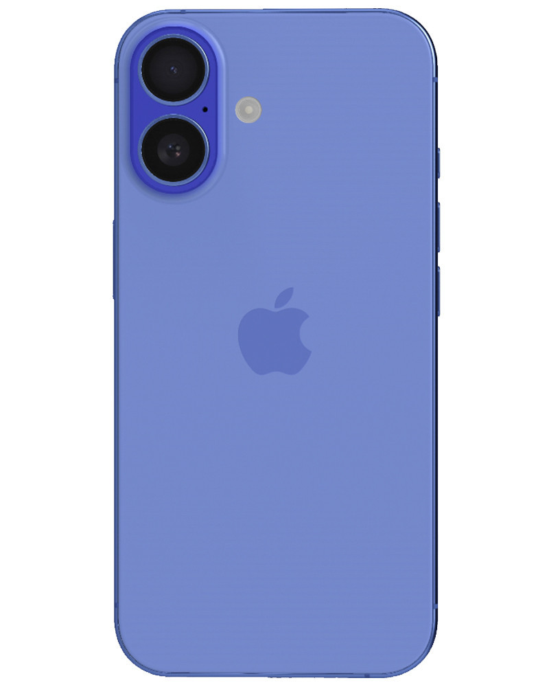 Wholesale Apple iPhone 16 ultramarine 128GB 5G Unknown Carrier locked, B/C stock — bulk smartphone lot back view