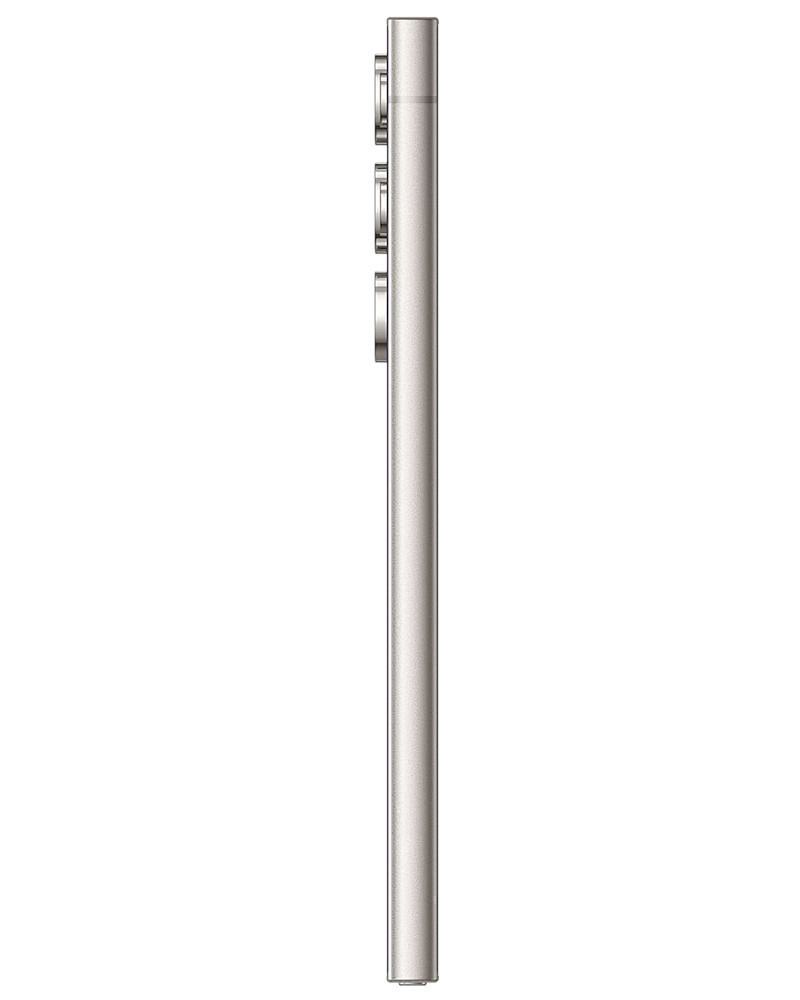 Wholesale Samsung Galaxy S24 Ultra S928U1 titanium violet 512GB 5G unlocked, C/D stock — bulk smartphone lot side view