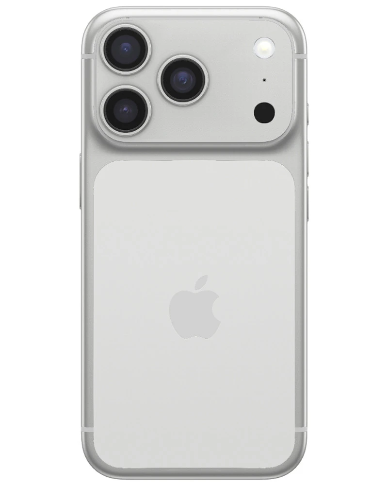 Wholesale Apple iPhone 17 Pro A3256 silver 256GB 5G unlocked, B/C stock — bulk smartphone lot back view