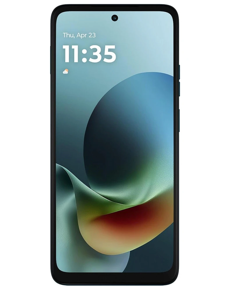Wholesale Motorola Moto G Play 2026 XT2615V blue 64GB 5G unlocked, new — bulk smartphone lot front view