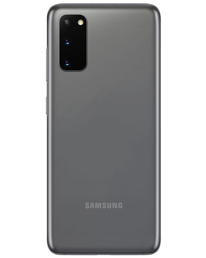 Wholesale Samsung Galaxy S20 G981U1 cosmic gray 128GB 5G unlocked, A/B stock, bulk smartphone lot back view