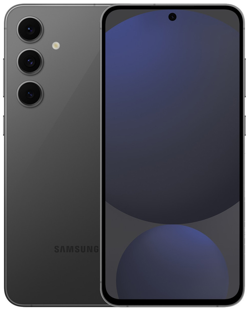 Wholesale Samsung Galaxy S24 FE S721U1 graphite 128GB 5G unlocked, A/B stock, bulk smartphone lot front and back view