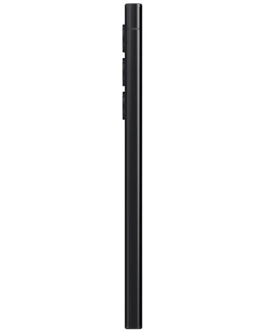 Wholesale Samsung Galaxy S23 Ultra S918U phantom black 256GB 5G AT&T locked, C/D stock — bulk smartphone lot side view
