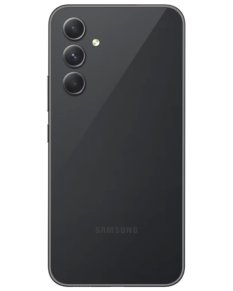 Wholesale Samsung Galaxy A54 A546E awesome graphite 128GB 5G Unknown Carrier locked, B/C stock — bulk smartphone lot back view
