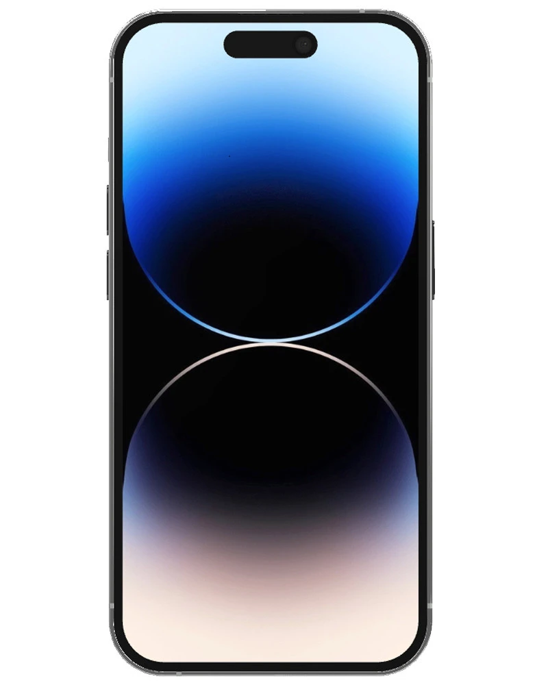 Wholesale Apple iPhone 14 Pro A2650 silver 128GB 5G unlocked, D stock - not fully functional - bulk smartphone lot front view