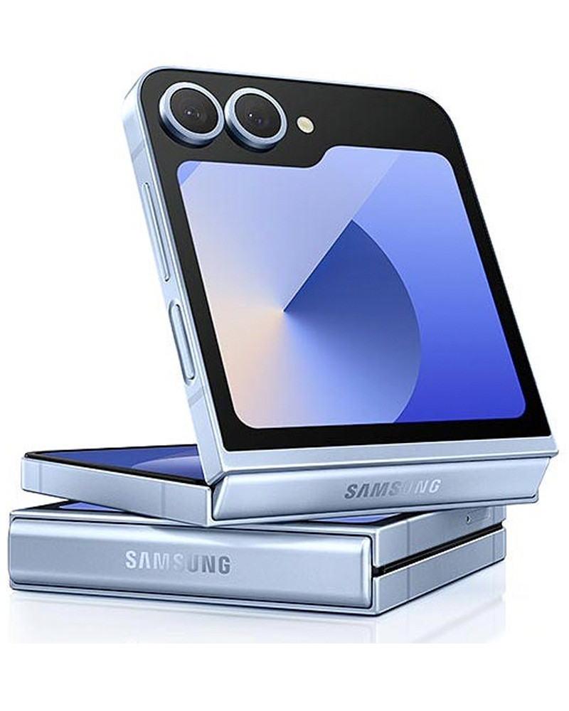 Wholesale Samsung Galaxy Z Flip6 F741U blue 256GB 5G spectrum locked, C/D stock - bulk smartphone lot