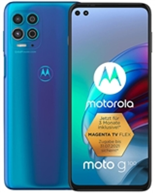 buy BRAND NEW MOTOROLA MOTO G100 IRIDESCENT SKY 128GB 5G GSM UNLOCKED by - Discontinued