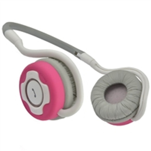 buy BRAND NEW NOISEHUSH NS400 WHITE / PINK STEREO BLUETOOTH HEADSET by - Discontinued