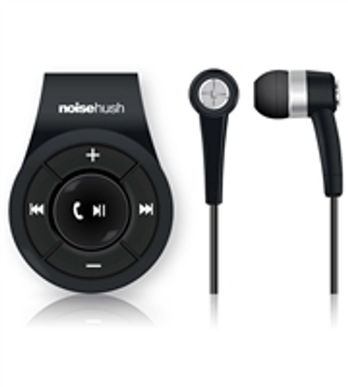 buy BRAND NEW NOISEHUSH NS560 BLACK CLIP-ON BLUETOOTH STEREO HEADSET by - Discontinued