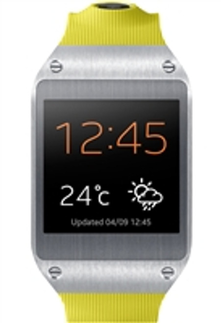 buy BRAND NEW SAMSUNG GALAXY GEAR V700 LIME GREEN SMART WATCH QX by - Discontinued
