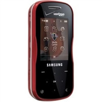 buy SAMSUNG U490 TRANCE RED BANG & OLUFSEN’S 3D SOUND 1.2 MEGAPIXEL NIGHTSHOT BLUETOOTH GPS VERIZON CDMA WHOLESALE CELL PHONE - FACTORY REFURBISHED by - Discontinued