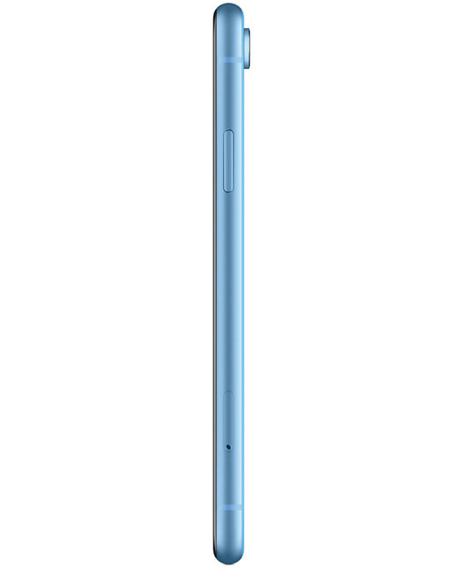 Bulk iPhone XR 64GB blue unlocked smartphone side profile A+ stock Bulk iPhone XR 64GB blue unlocked smartphone side profile A+ stock