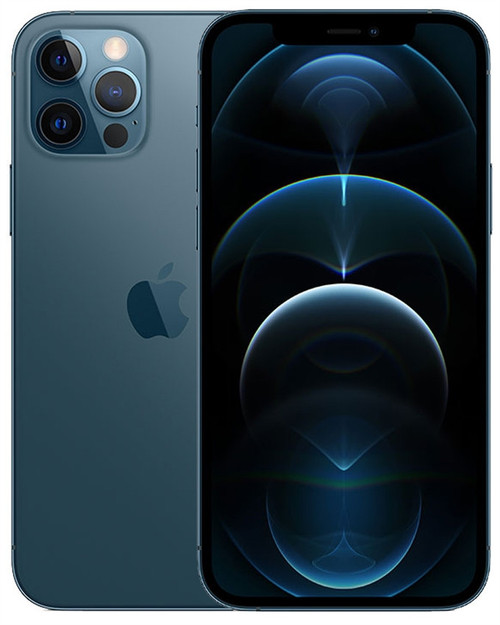 Bulk iPhone 12 Pro Max blue 128GB unlocked smartphone A+ stock