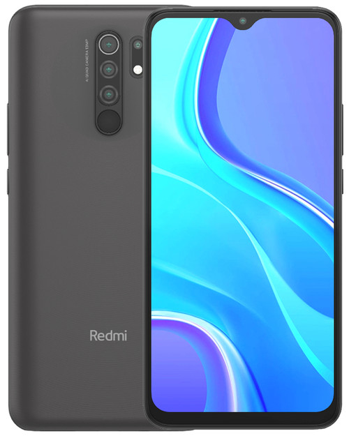 Wholesale Xiaomi Redmi 9 gray 64GB 4G LTE unlocked A+ stock bulk smartphone