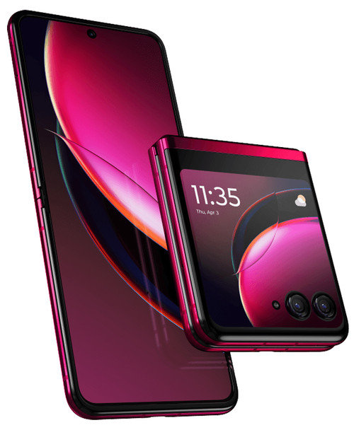 Motorola Razr 40 Ultra Viva Magenta 256GB Unlocked – Bulk Grade B