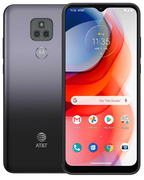 Wholesale Motorola Moto G Play 2021 space gray 32GB AT&T Prepaid locked C/D grade bulk smartphone