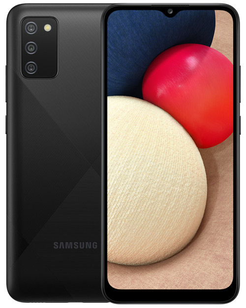 Wholesale Samsung Galaxy A02s black 32GB unlocked B/C grade bulk smartphone
