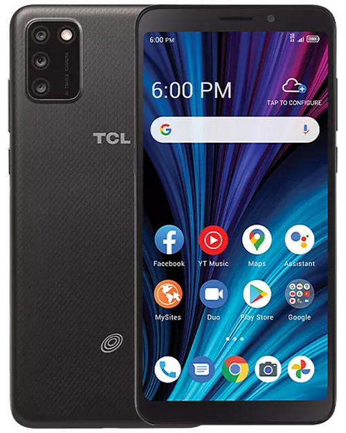 Wholesale TCL A3X black 32GB Tracfone locked B grade bulk smartphone