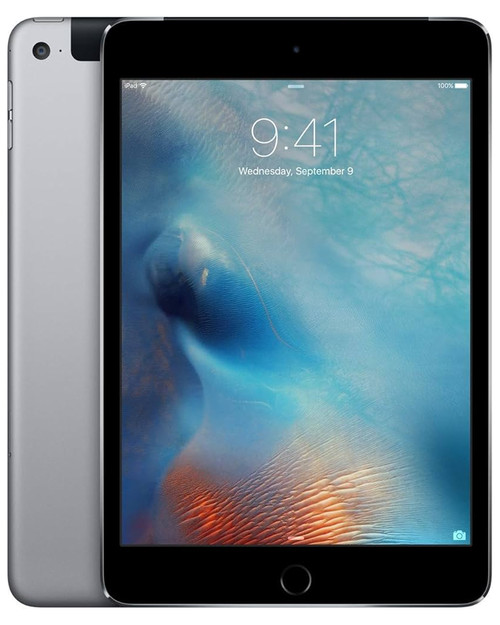 Wholesale Apple iPad Mini 7.9 4th Gen 2015 space gray 128GB WiFi, B/C-stock bulk lot