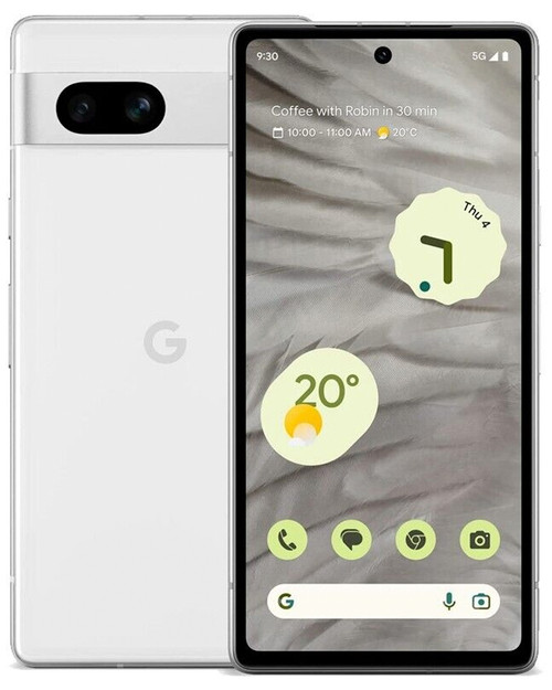 Wholesale Google Pixel 7a white 128GB 5G unlocked, A+ stock — bulk smartphone lot