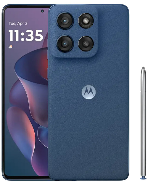 Wholesale Motorola Moto G Stylus 2025 dark blue 128GB 5G unlocked, A stock — bulk smartphone lot