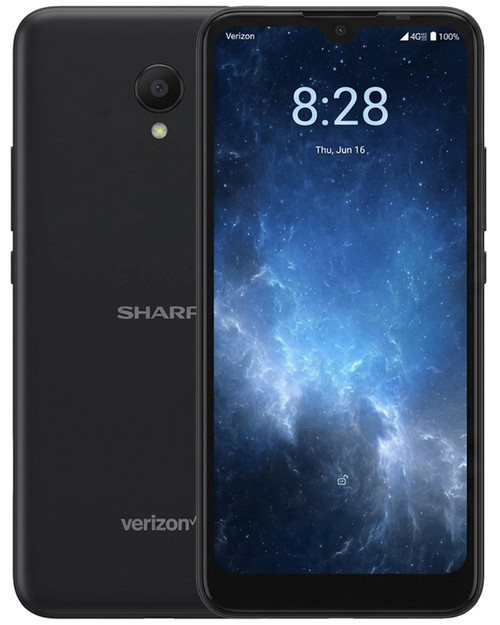 Wholesale Sharp Rouvo V STTM21VAPP black 32GB 4G LTE Verizon prepaid locked, brand new — bulk smartphone lot