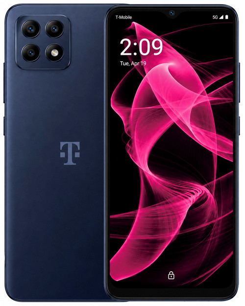 Wholesale T-Mobile Revvl 6X Pro TMRV06P5G blue 256GB 5G T-Mobile locked, C/D stock — bulk smartphone lot