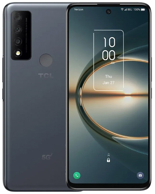 Wholesale TCL 30 V 5G T781S gray 128GB 5G Verizon prepaid locked, A stock — bulk smartphone lot