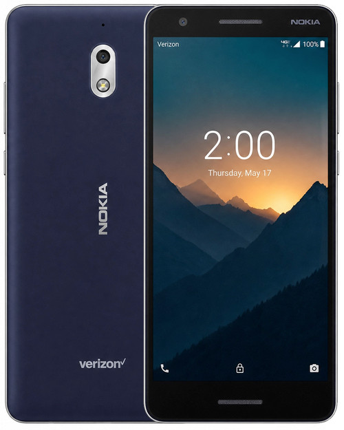 Wholesale Nokia 2.1V TA-1136 blue 8GB 4G LTE Verizon prepaid locked, A+ stock — bulk smartphone lot