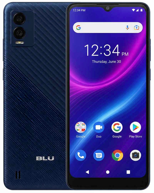 Wholesale BLU View Speed B1550VL blue 64GB 5G Tracfone locked, B/C stock — bulk smartphone lot