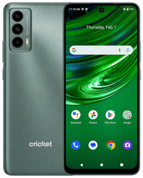 Wholesale Cricket Outlast U680AC green 64GB 5G Cricket locked, B/C stock — bulk smartphone lot