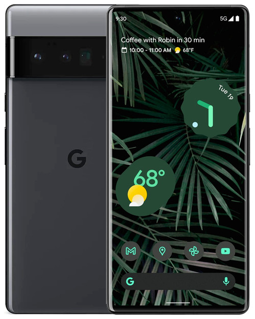 Wholesale Google Pixel 6 Pro G8V0U black 128GB 5G unlocked, C/D grade — bulk smartphone lot