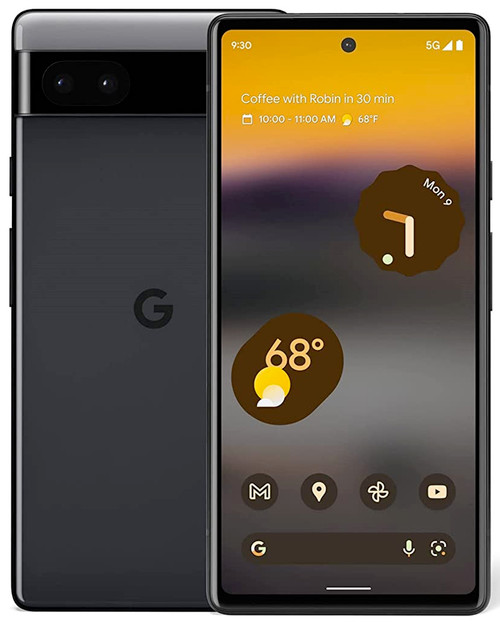 WHOLESALE GOOGLE PIXEL 6A GX7AS CHARCOAL 128GB 5G VERIZON LOCKED A STOCK