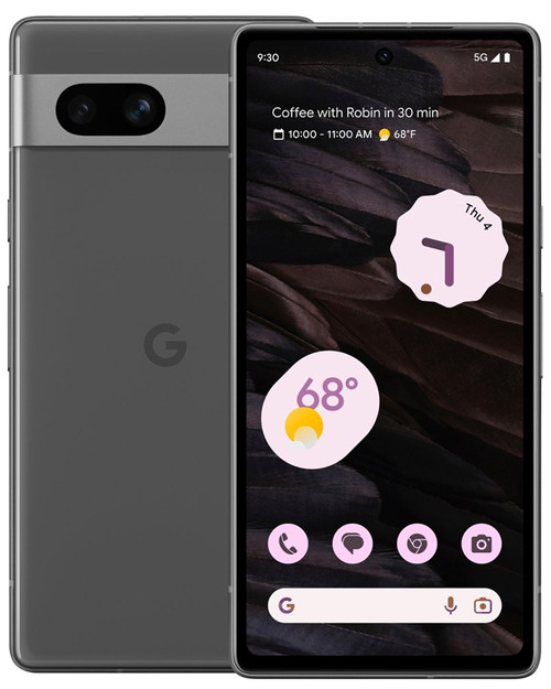 Wholesale Google Pixel 7a GWKK3 charcoal 128GB 5G unlocked, C/D grade — bulk smartphone lot
