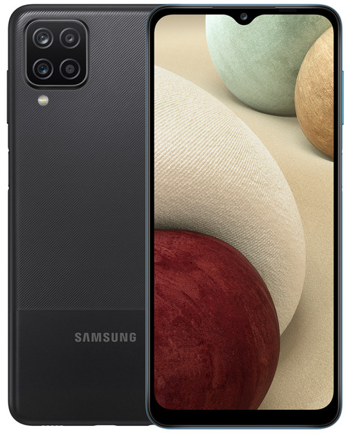 Wholesale Samsung Galaxy A12 A125U black 32GB 4G LTE carrier locked, A/B grade — bulk smartphone lot