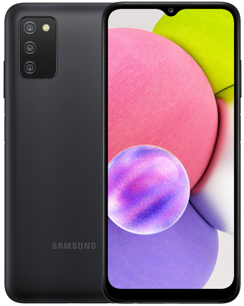 Wholesale Samsung Galaxy A03s A037U black 32GB 4G LTE carrier locked, A grade — bulk smartphone lot