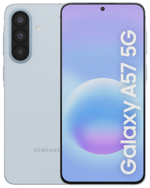 Wholesale Samsung Galaxy A57 awesome icy blue 512GB 5G unlocked, brand new — bulk smartphone lot