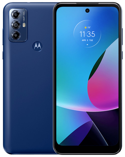 Wholesale Motorola Moto G Play 2023 blue 32GB 4G LTE, Tracfone locked, B/C grade — bulk smartphone lot