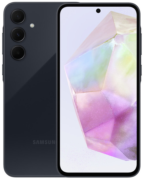 Wholesale Samsung Galaxy A35 navy 128GB 5G unlocked, C/D condition — bulk smartphone lot