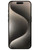 Wholesale Apple iPhone 15 Pro natural titanium 512GB unlocked b stock bulk smartphone front view