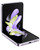 Wholesale Samsung Galaxy Z Flip4 Bora Purple 128GB unlocked A/B stock bulk smartphone flip view