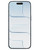 Wholesale Apple iPhone Air A3517 blue 256GB 5G unlocked, C/D stock — bulk smartphone lot front view
