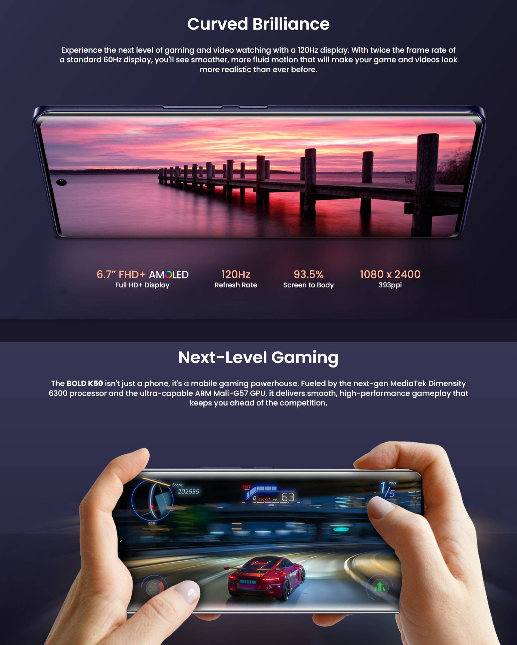 Bulk BLU K50 256GB purple 5G unlocked A+ stock wholesale smartphone display