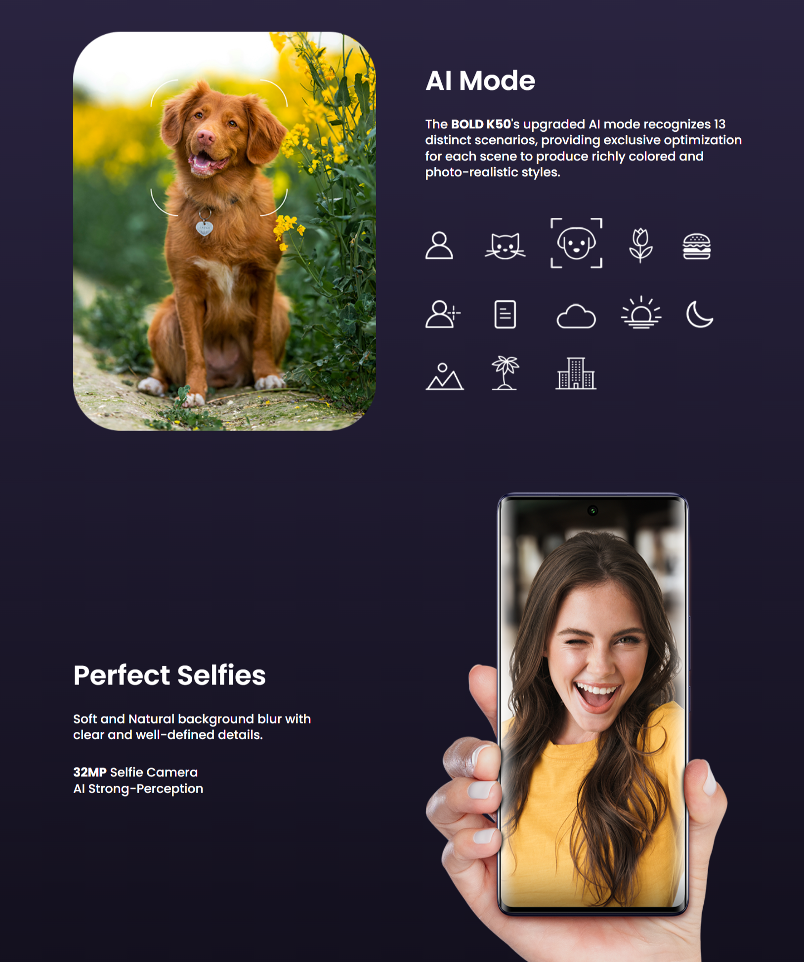 Bulk BLU K50 256GB purple 5G unlocked A+ stock wholesale smartphone AI