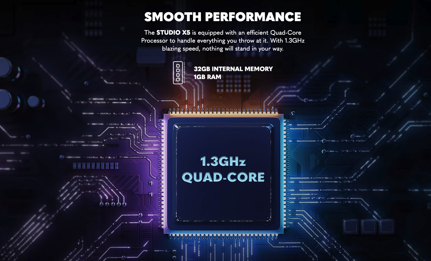 Wholesale BLU Studio X5 S0610WW black 32GB 4G LTE unlocked A+ stock bulk smartphone processor
