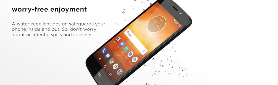 Wholesale Motorola Moto E5 Play black 16GB unlocked smartphone A+ stock water repellant