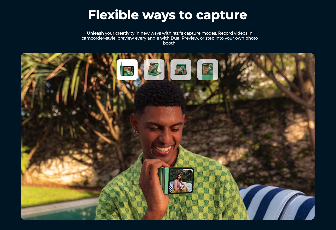 Wholesale Motorola Razr 2025 5G Gibraltar Sea Blue 256GB unlocked A+ stock bulk smartphone