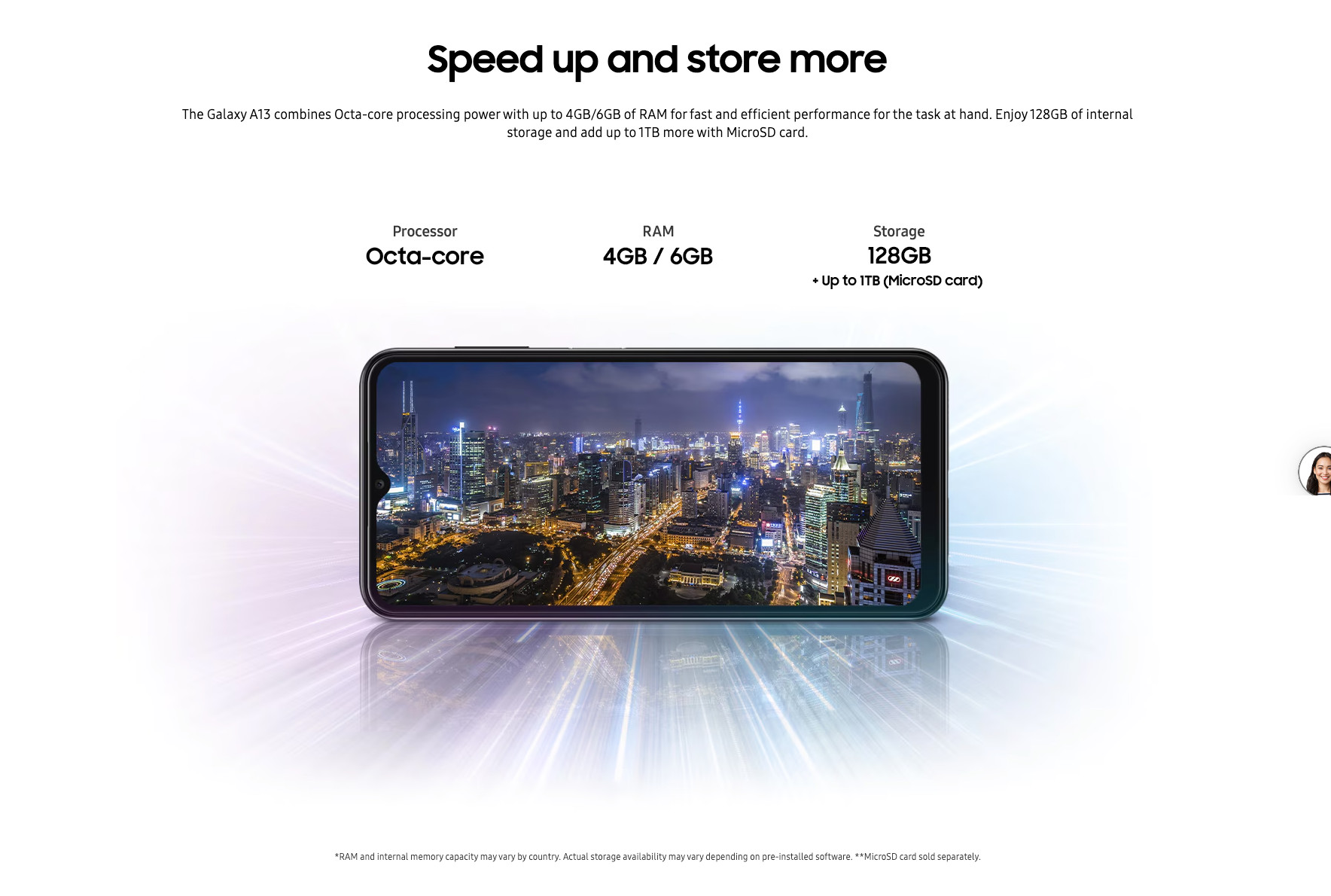 Wholesale Samsung Galaxy A13 A135U black 32GB 4G LTE unlocked A stock bulk smartphone processor