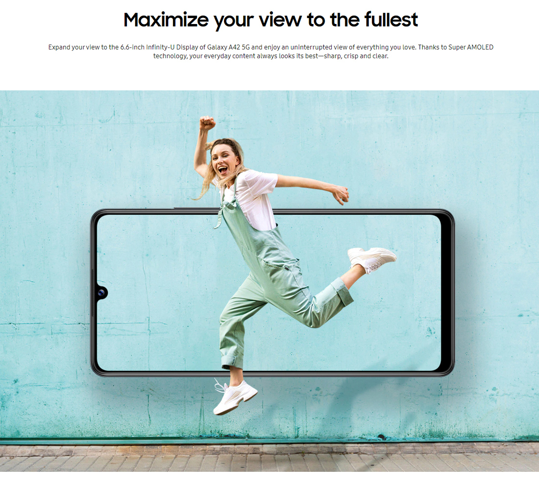 Bulk Samsung Galaxy A42 black 128GB unlocked bulk smartphone A+ Stock